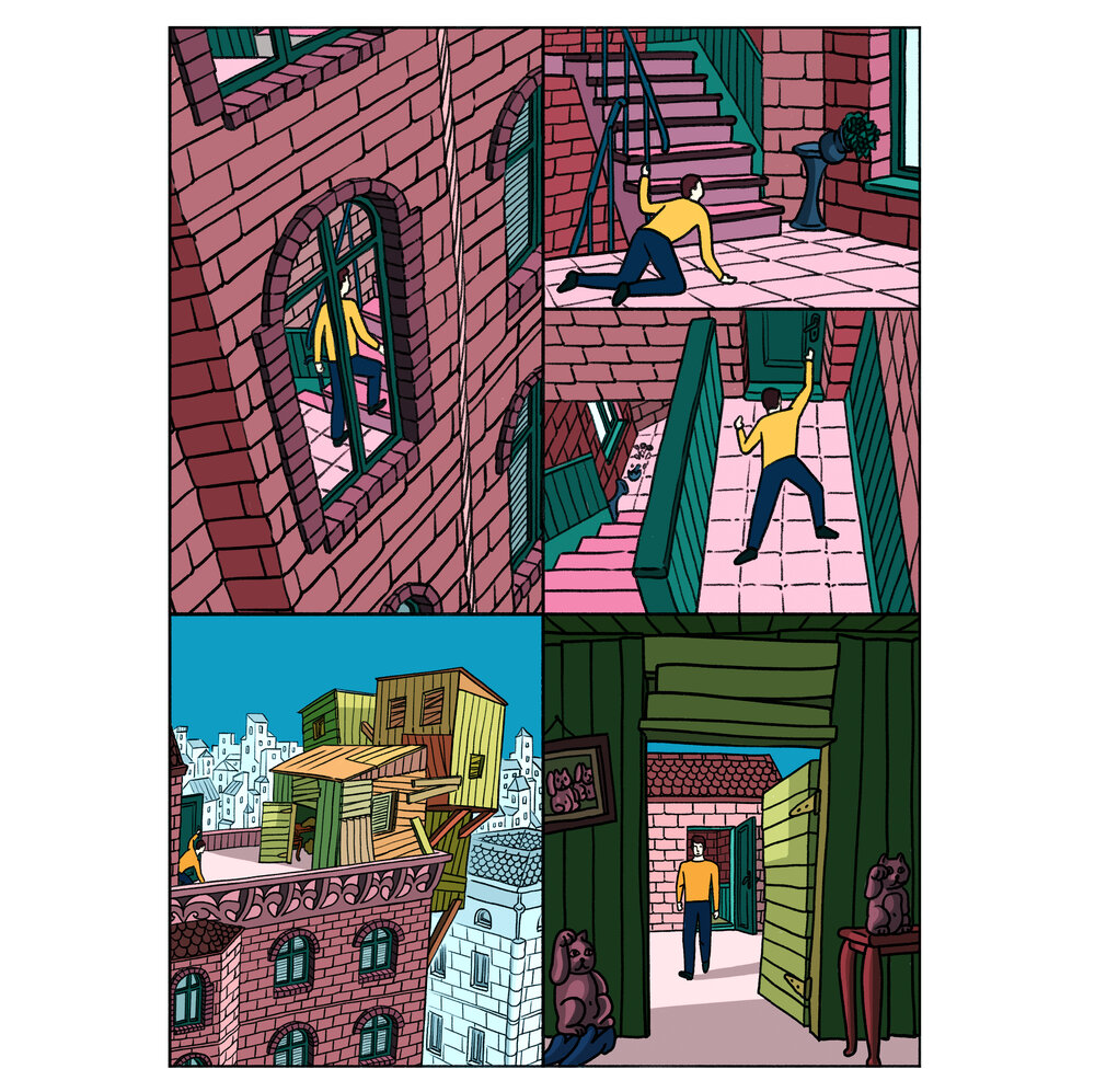 Ilustrație vis Mircea Pop