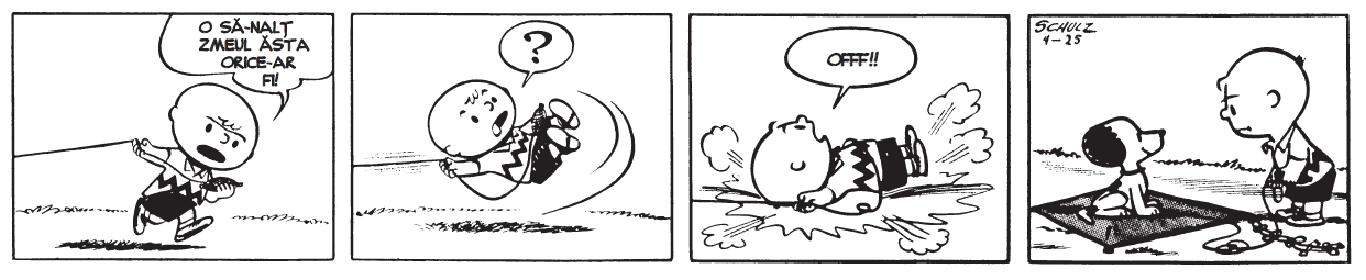 Cadre cu Charlie Brown din Peanuts