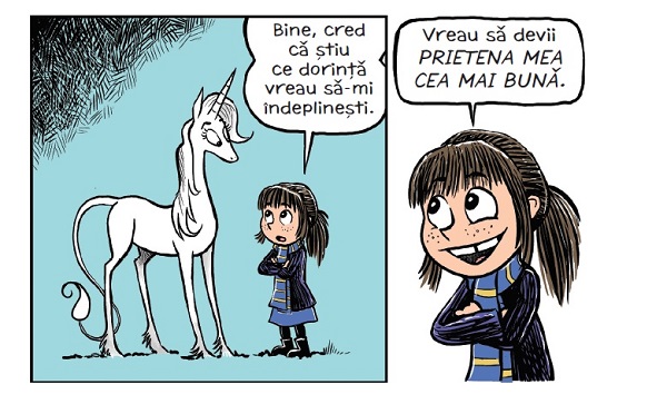 Dana Simpson, Maia și unicornul ei, colecția miniGrafic