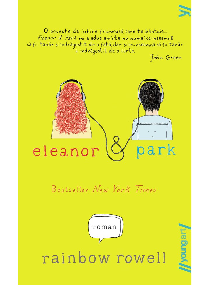 Coperta Eleanor & Park Rainbow Rowell Youngart
